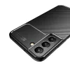 Techsuit - CarbonFiber szilikon tok - Samsung Galaxy S22 5G - Fekete