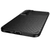 Techsuit - CarbonFiber szilikon tok - Samsung Galaxy S22 5G - Fekete
