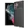 Techsuit - CarbonFiber szilikon tok - Samsung Galaxy S22 Ultra 5G - Fekete