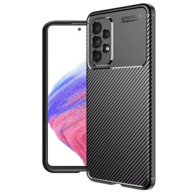   Techsuit - CarbonFiber szilikon tok - Samsung Galaxy A53 5G - Fekete