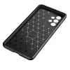 Techsuit - CarbonFiber szilikon tok - Samsung Galaxy A53 5G - Fekete