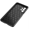 Techsuit - CarbonFiber szilikon tok - Samsung Galaxy A23 4G / A23 5G - Fekete