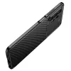 Techsuit - CarbonFiber szilikon tok - Samsung Galaxy A23 4G / A23 5G - Fekete