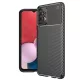 Techsuit - CarbonFiber szilikon tok - Samsung Galaxy A13 4G - Fekete