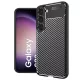 Techsuit - CarbonFiber szilikon tok - Samsung Galaxy S23 - Fekete