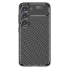 Techsuit - CarbonFiber szilikon tok - Samsung Galaxy S23 - Fekete