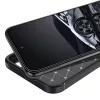 Techsuit - CarbonFiber szilikon tok - Samsung Galaxy S23 - Fekete
