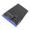Techsuit - CarbonFiber szilikon tok - Samsung Galaxy S23 Ultra - Fekete