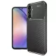 Techsuit - CarbonFiber szilikon tok - Samsung Galaxy A54 - Fekete