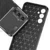 Techsuit - CarbonFiber szilikon tok - Samsung Galaxy A54 - Fekete