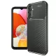 Techsuit - CarbonFiber szilikon tok - Samsung Galaxy A14 4G / A14 5G - Fekete