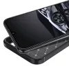 Techsuit - CarbonFiber szilikon tok - Samsung Galaxy A14 4G / A14 5G - Fekete