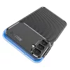 Techsuit - CarbonFiber szilikon tok - Samsung Galaxy A14 4G / A14 5G - Fekete