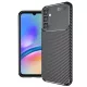 Techsuit - CarbonFiber szilikon tok - Samsung Galaxy A05s - Fekete