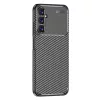 Techsuit - CarbonFiber szilikon tok - Samsung Galaxy A05s - Fekete
