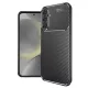 Techsuit - CarbonFiber szilikon tok - Samsung Galaxy S24 - Fekete