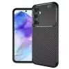 Techsuit - CarbonFiber szilikon tok - Samsung Galaxy A55 5G - Fekete
