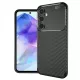 Techsuit - CarbonFiber szilikon tok - Samsung Galaxy A55 5G - Fekete