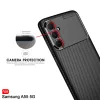 Techsuit - CarbonFiber szilikon tok - Samsung Galaxy A55 5G - Fekete