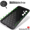 Techsuit - CarbonFiber szilikon tok - Samsung Galaxy A55 5G - Fekete