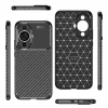 Techsuit - CarbonFiber szilikon tok - Huawei nova 11 / nova 12s - Fekete