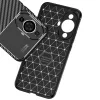 Techsuit - CarbonFiber szilikon tok - Huawei nova 11 / nova 12s - Fekete