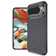 Techsuit - CarbonFiber szilikon tok - Google Pixel 9 Pro XL - Fekete