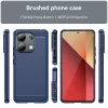 Techsuit - Carbon szilikon tok - Xiaomi Redmi Note 13 4G - Kék
