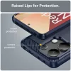 Techsuit - Carbon szilikon tok - Xiaomi Redmi Note 13 4G - Kék