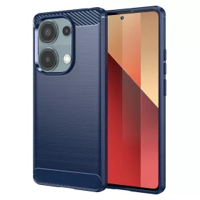   Techsuit - Carbon szilikon tok - Xiaomi Redmi Note 13 Pro 4G / Poco M6 Pro 4G - Kék