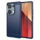 Techsuit - Carbon szilikon tok - Xiaomi Redmi Note 13 Pro 4G / Poco M6 Pro 4G - Kék