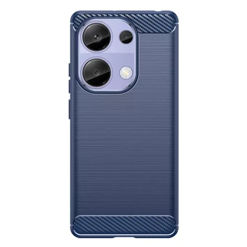 Techsuit - Carbon szilikon tok - Xiaomi Redmi Note 13 Pro 4G / Poco M6 Pro 4G - Kék