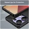 Techsuit - Carbon szilikon tok - Xiaomi Redmi Note 13 Pro 4G / Poco M6 Pro 4G - Kék