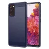 Techsuit - Carbon szilikon tok - Samsung Galaxy S20 FE / S20 FE 5G - Kék
