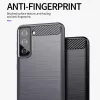 Techsuit - Carbon szilikon tok - Samsung Galaxy S20 FE / S20 FE 5G - Kék