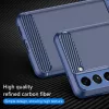 Techsuit - Carbon szilikon tok - Samsung Galaxy S20 FE / S20 FE 5G - Kék