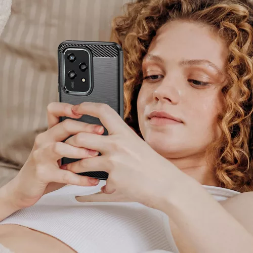 Techsuit - Carbon szilikon tok - Honor 200 Lite - Fekete