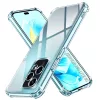 Techsuit - Shockproof Átlátszó Ütésálló Szilikon tok - Honor 200 Lite - Átlátszó