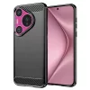 Techsuit - Carbon szilikon tok - Huawei Pura 70 - Fekete