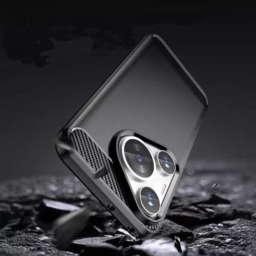 Techsuit - Carbon szilikon tok - Huawei Pura 70 - Kék