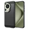 Techsuit - Carbon szilikon tok - Huawei Pura 70 Ultra - Fekete