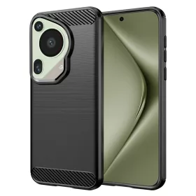   Techsuit - Carbon szilikon tok - Huawei Pura 70 Ultra - Fekete