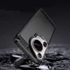 Techsuit - Carbon szilikon tok - Huawei Pura 70 Ultra - Fekete
