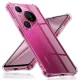 Techsuit - Shockproof Átlátszó Ütésálló Szilikon tok - Huawei Pura 70 - Átlátszó