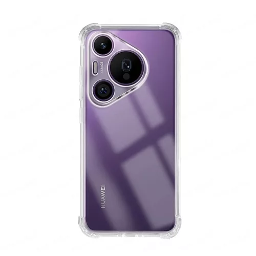 Techsuit - Shockproof Átlátszó Ütésálló Szilikon tok - Huawei Pura 70 - Átlátszó