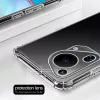 Techsuit - Shockproof Átlátszó Ütésálló Szilikon tok - Huawei Pura 70 Ultra - Átlátszó
