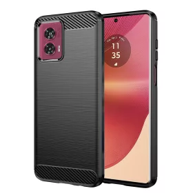  Techsuit - Carbon szilikon tok - Motorola Edge 50 Fusion - Fekete