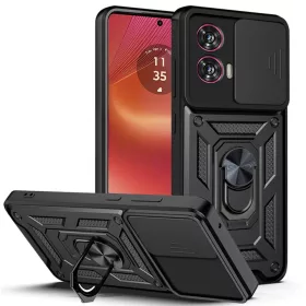   Techsuit - CamShield ütésálló tok - Motorola Edge 50 Fusion - Fekete