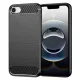 Techsuit - Carbon szilikon tok - iPhone 16e / iPhone 17e - Fekete