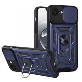   Techsuit - CamShield ütésálló tok - iPhone 16e / iPhone 17e - Kék